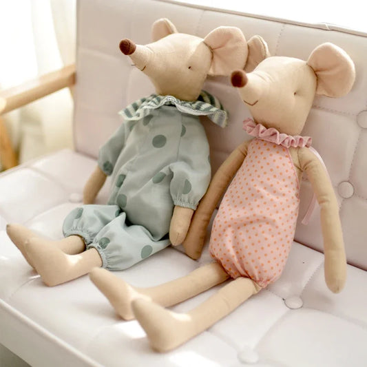 Little Cotton Bowknot Mouse Doll