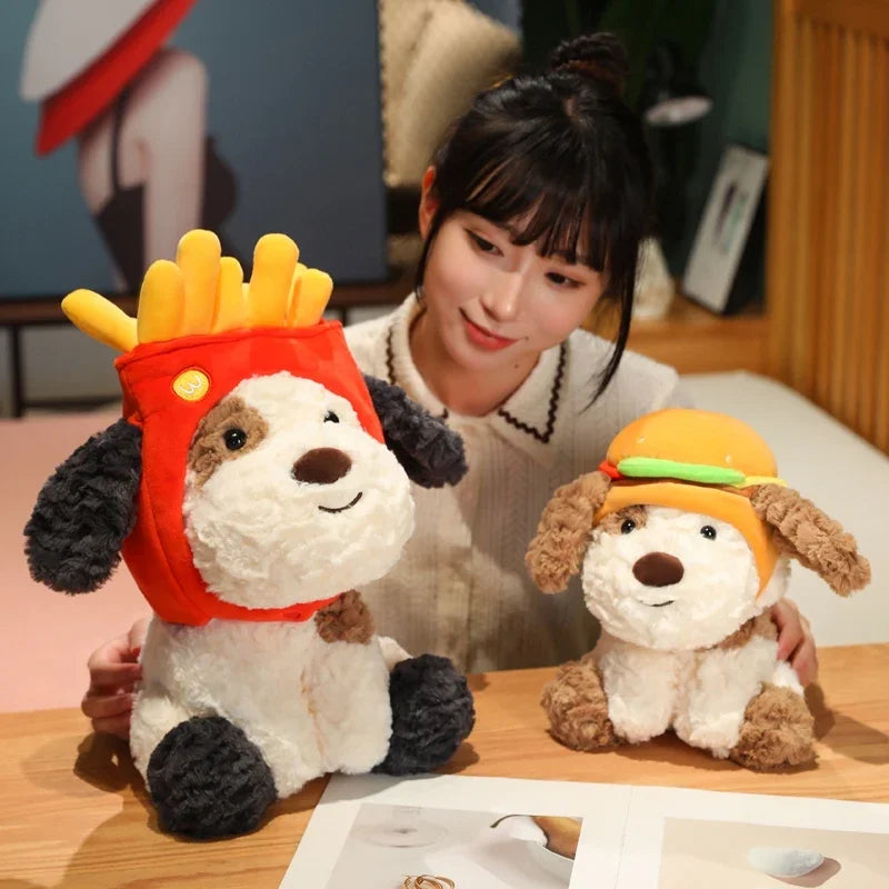 Soft Puppy Cuddly Plushies Burger