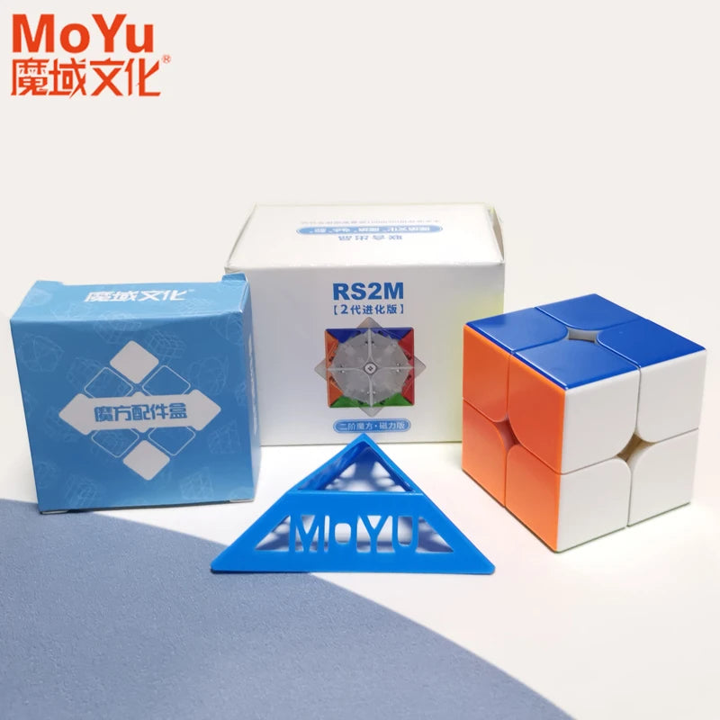 MoYu RS2M RS3M 2x2 3x3 Magnetic Magic Cube 2x2x2 3×3 Professional Speed Puzzle 3x3x3