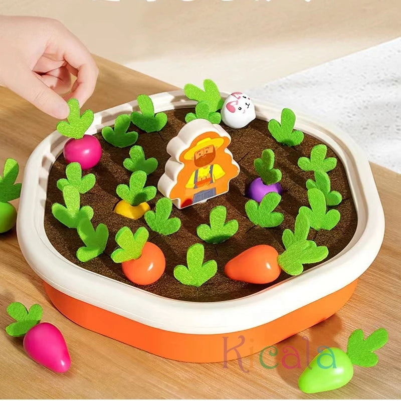 Baby Montessori Carrot Farm For Toddler