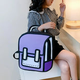 Creative Design Backpack Cute Large Capacity Adjustable Strap