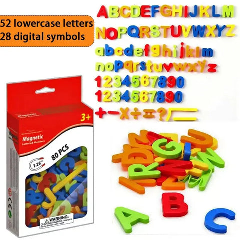 80pcs CHILDREN'S Magnetic Letters Letters English Letters