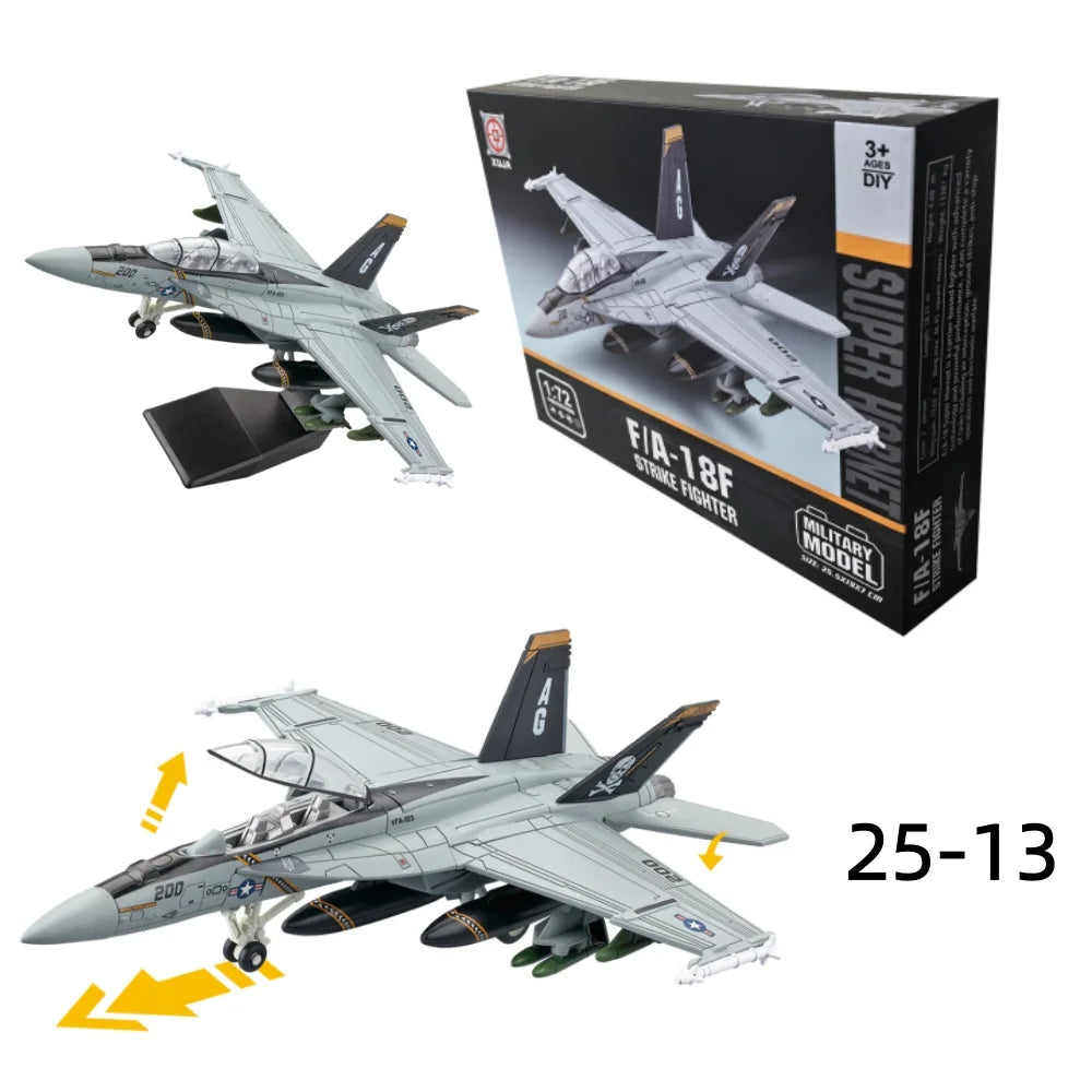 Aircraft Model Building Blocks US F-18 1:72