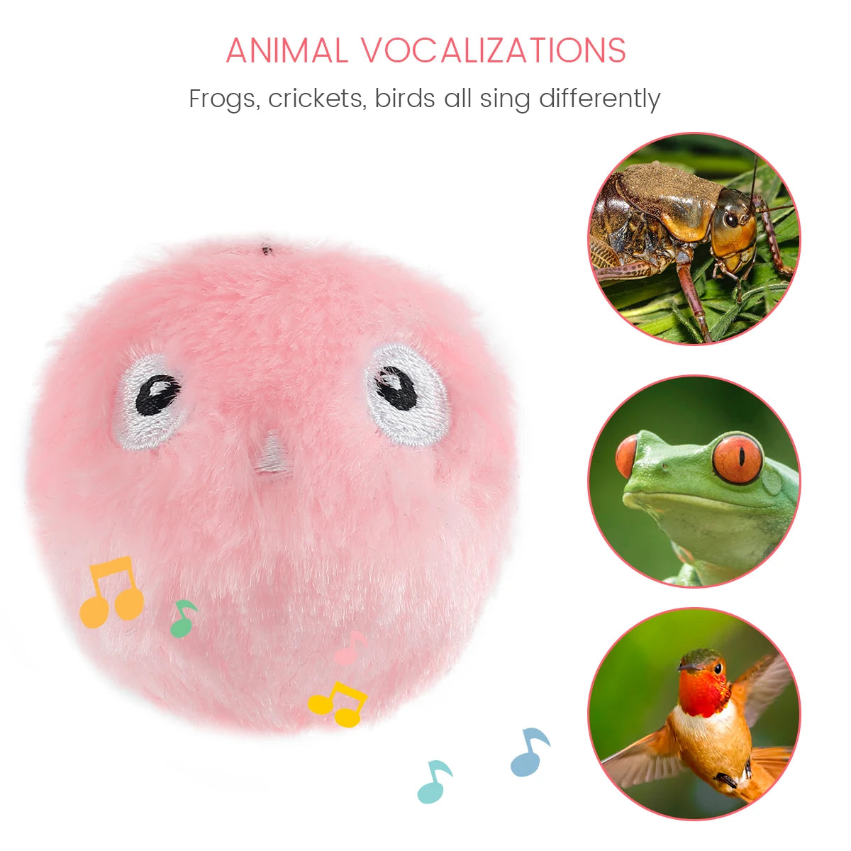 Interactive Pet Plush Ball Plush