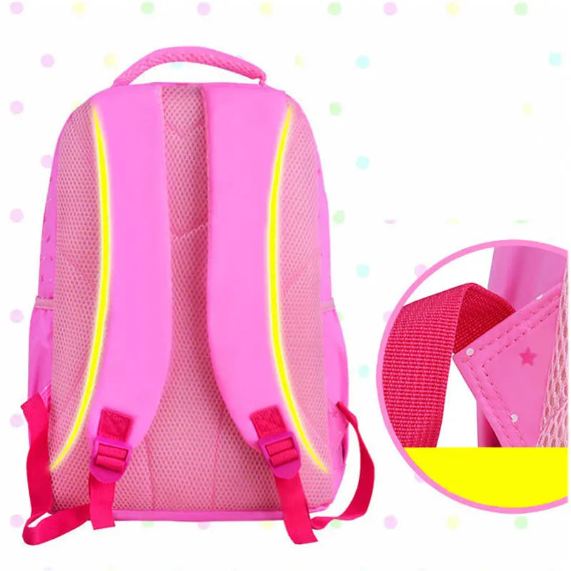 Orthopedic Backpack Satchel Kids Pink