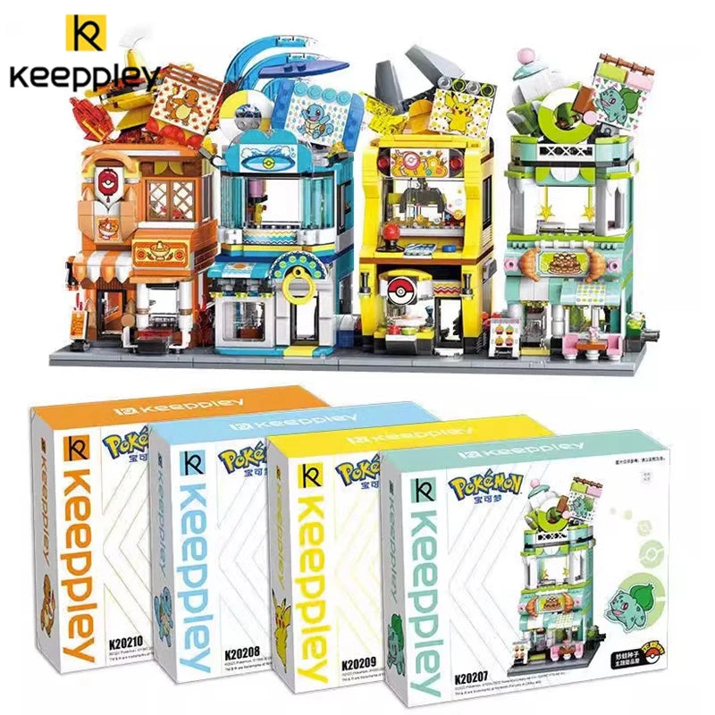 Keeppley ポケモン ビルディング ブロック 都市建設 ストリート シーン シリーズ - TOYSTER.SG