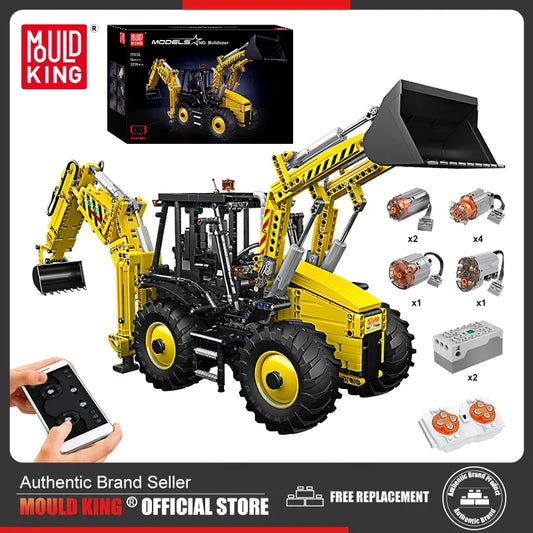 MOULD KING 17036 Motorized Excavator Building Block