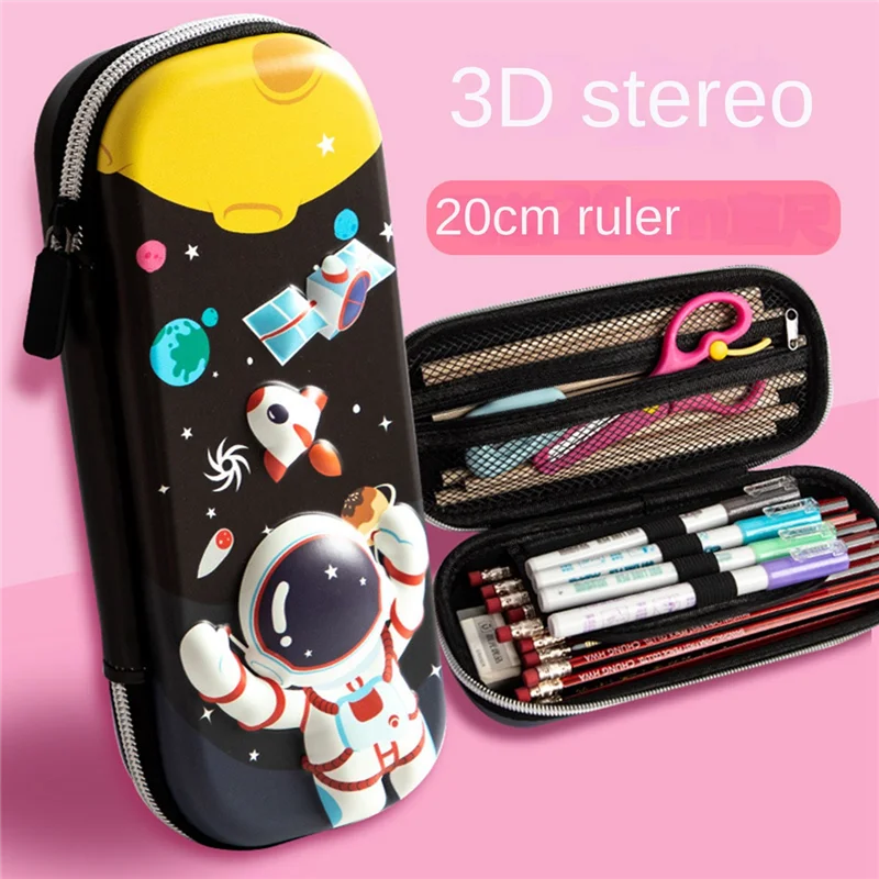 3D Kitty Pencil Case Cute Stationery Box EVA