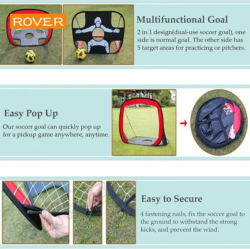 Foldable Soccer Goal Target Net