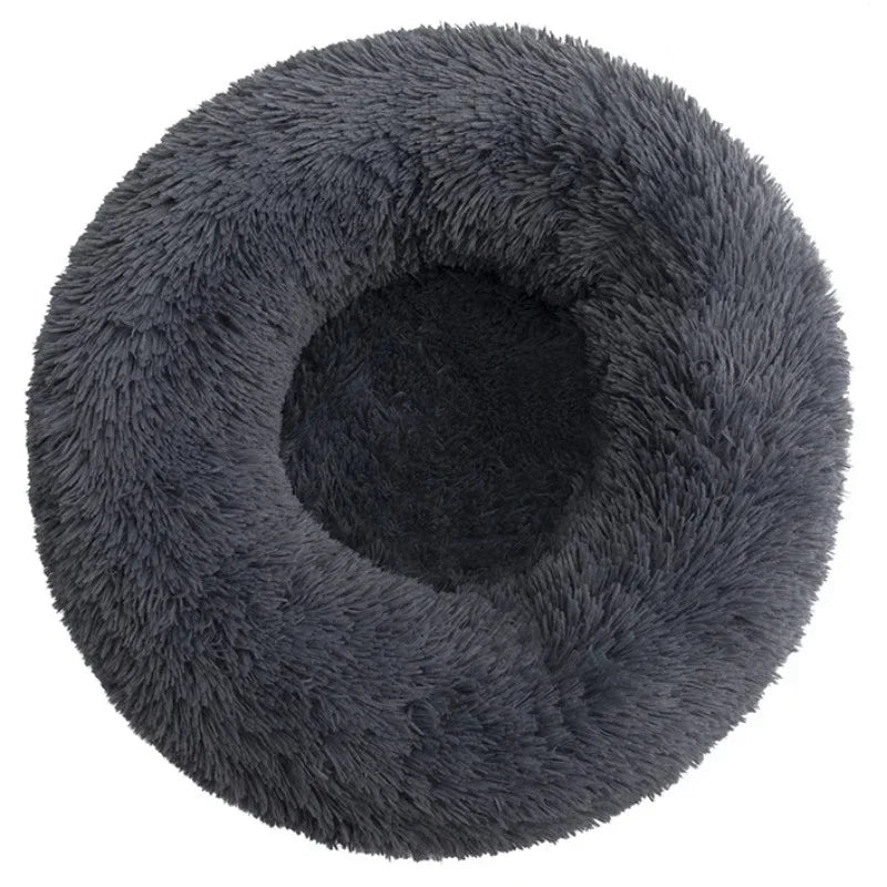 Cosy Round Plush Pet Bed 40-90cm