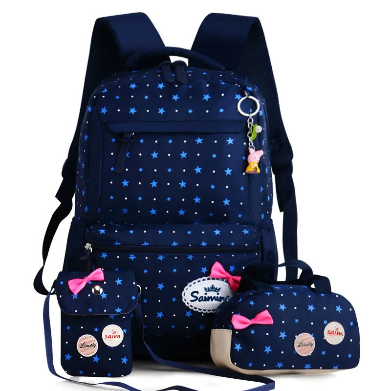 Orthopedic Backpack Satchel Kids Dark Blue