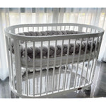 2.2M Baby Bed Bumper 4 Strands Knot Braided