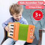 10 Keys 8 Bass Accordions for Kids