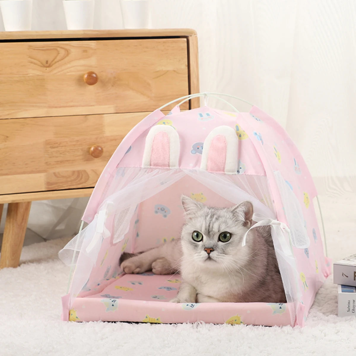 Pet Tent Bed Warm Cushions
