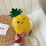 Pineapple Shape Cartoon Mini Versatile Shoulder Bag