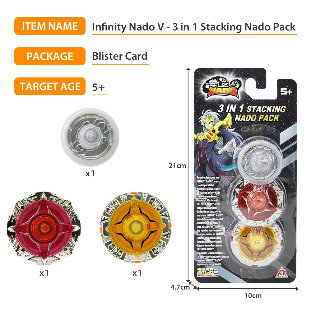 Infinity Nado 5 3-in-1 Stacking Nado Pack