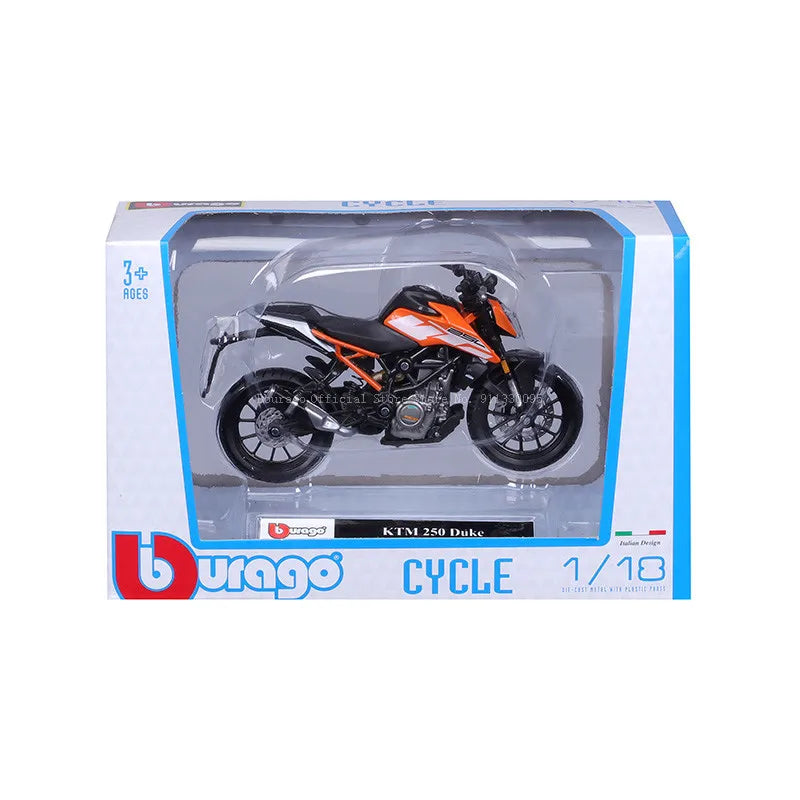 Bburago 1:18 KTM 250 Duke simulation alloy