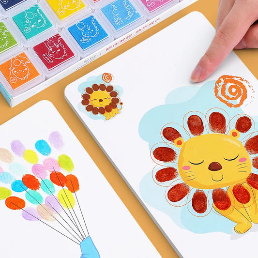 DIY Finger Painting Drawing