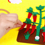 Kids Montessori Math Toys Picking Vegetables