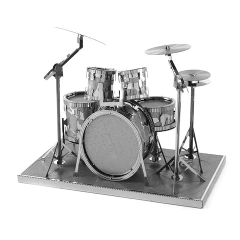 3D Metal Puzzle Drum Building Assembly Model Kit