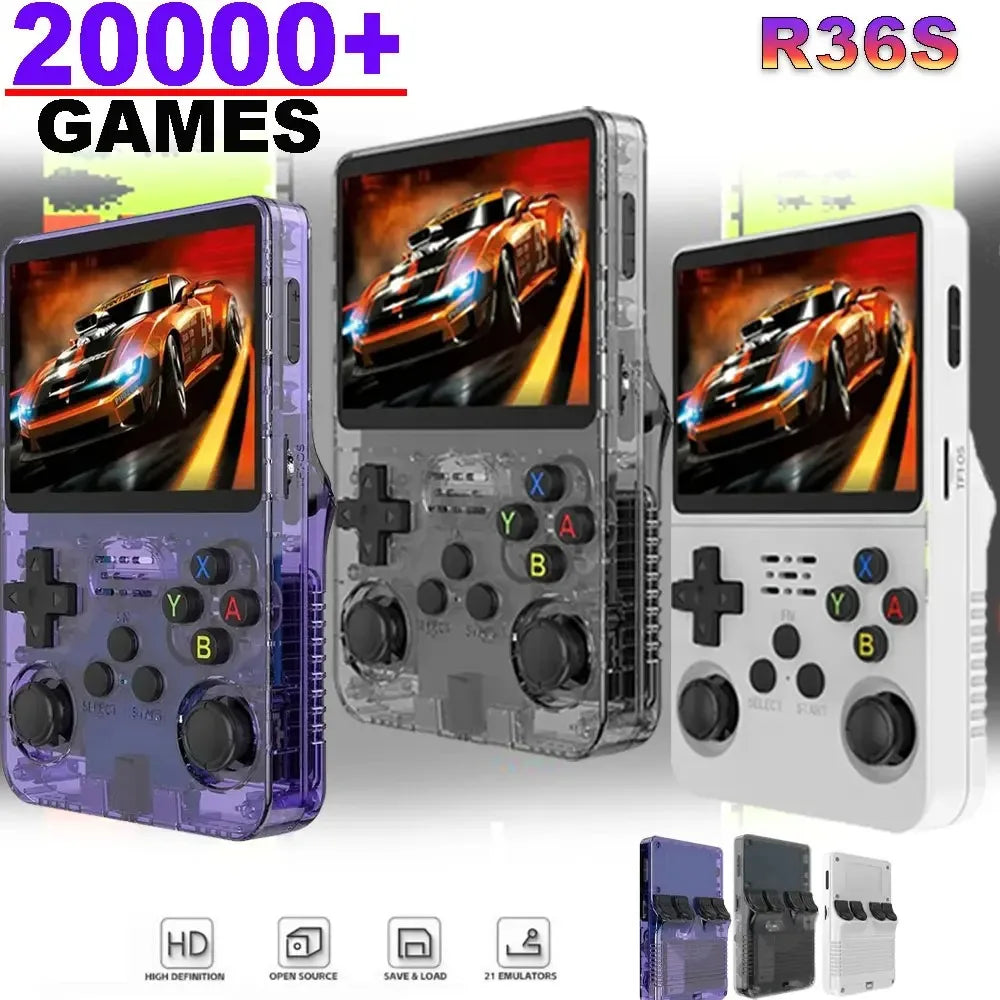 R36S Handheld Game Console 20000+ Games