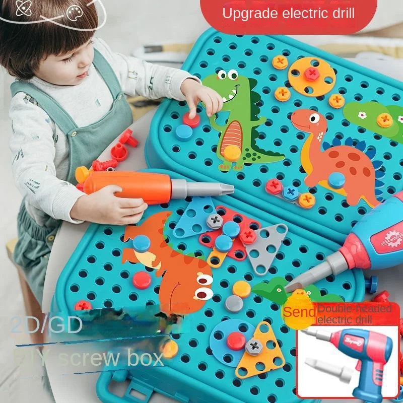 3D Puzzle Tool Toys Dinosaur Simulation