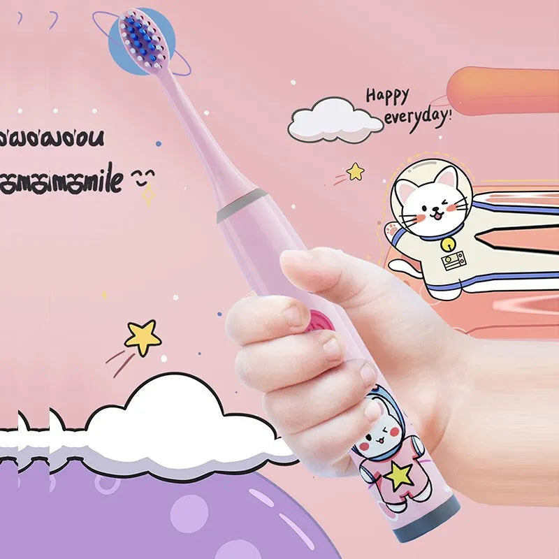 Soft Children's Electric Toothbrush (Battery Not Included)