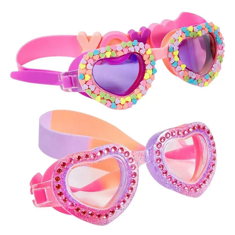 Girls Swimming Goggles Anti-Fog UV Silicone