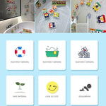 28 Pcs Baby Alphabet Train Bath Toy Eva Wall Sticker