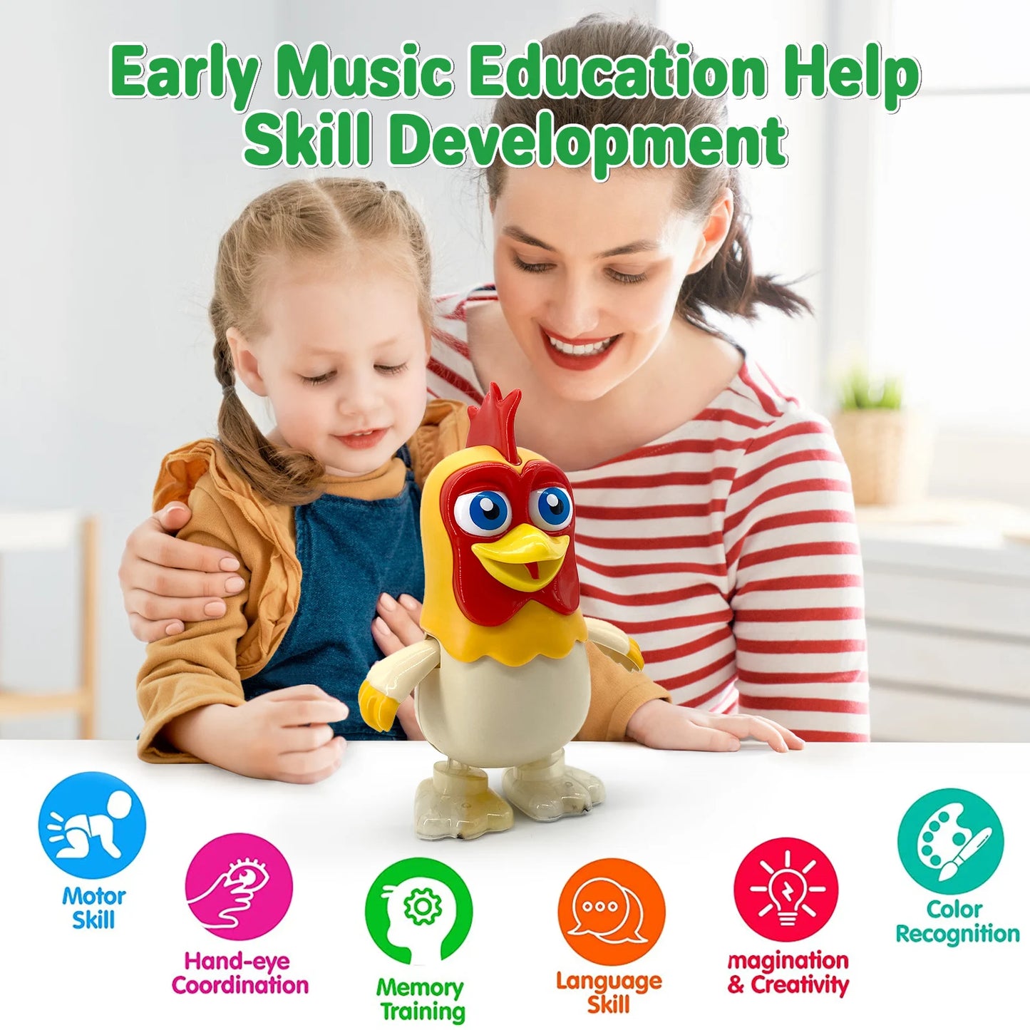 Dancing Chicken Toddlers Toys with Music