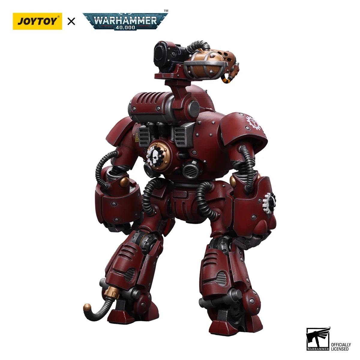 JOYTOY Warhammer 40k 1/18 Action Figures Mecha Anime  Adeptus Mechanicus Kastelan Robot with Incendine Combustor Model Toys