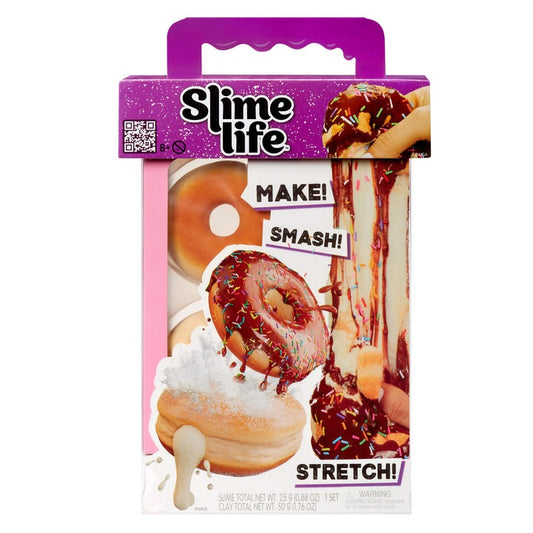 Slime Life Choco Icing Round & Cream Filled Donuts DIY Slime Kit