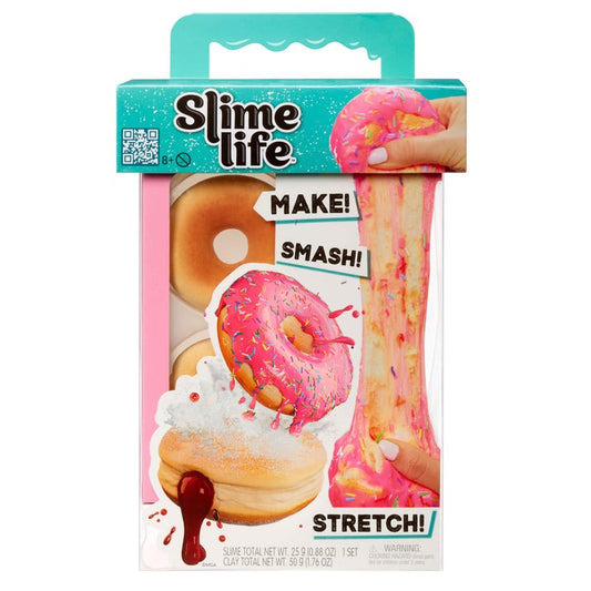 Slime Life Pink Icing Round & Jelly Filled Donuts DIY Slime Kit