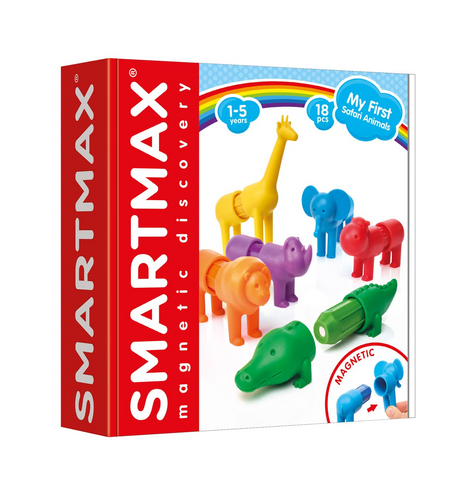 SmartMax My First Safari Animals STEM Magnetic Discovery Building Set