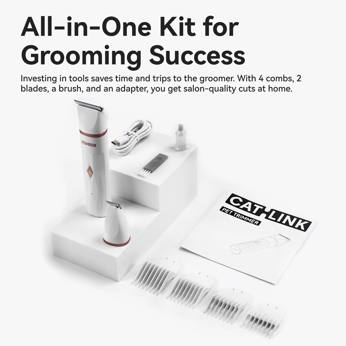 CATLINK Pet Trimmer for Cats and Dogs