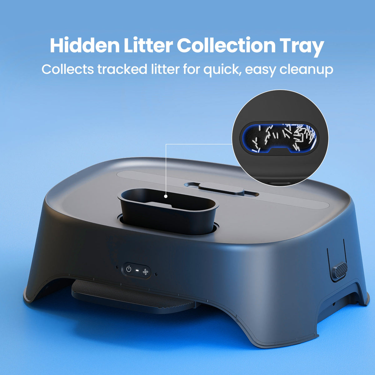 Neakasa AirStep Odor-Eliminating Cat Litter Box Step Purifier
