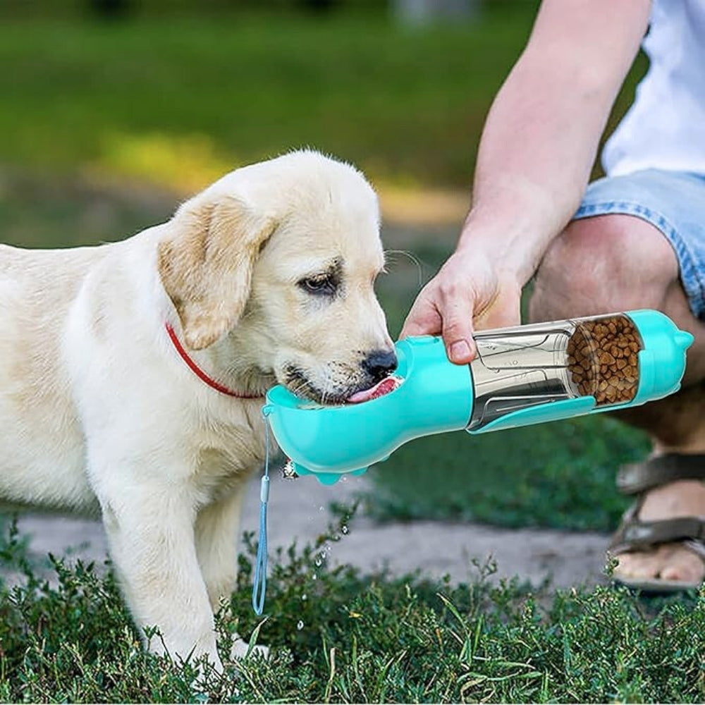 Smartpaw Portable Dog Water Bottle 5-in-1 (300ml)