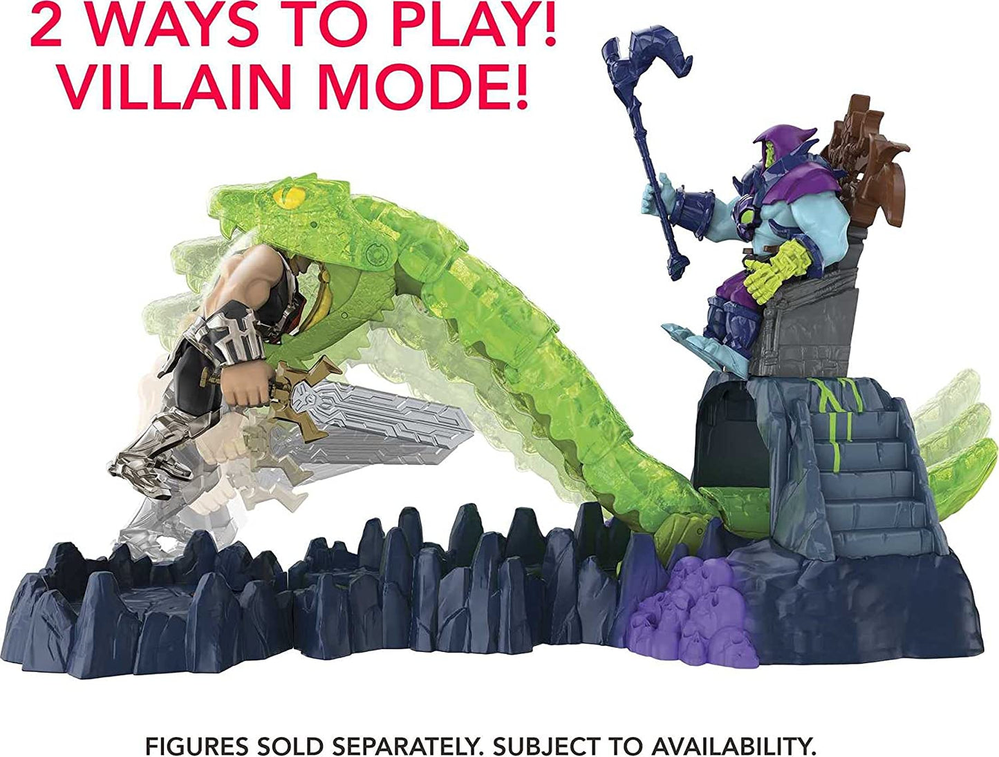 Masters Of The Universe Animated Chaos Snake Playset Of The