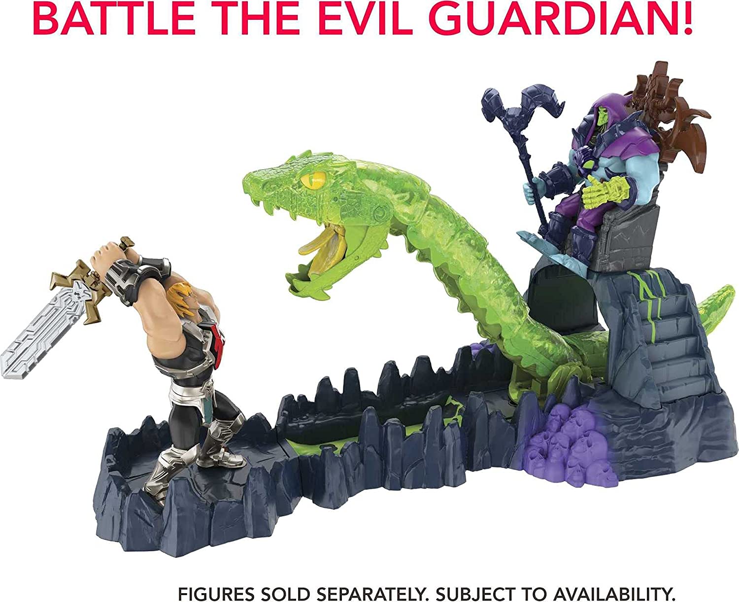 Masters Of The Universe Animated Chaos Snake Playset Of The