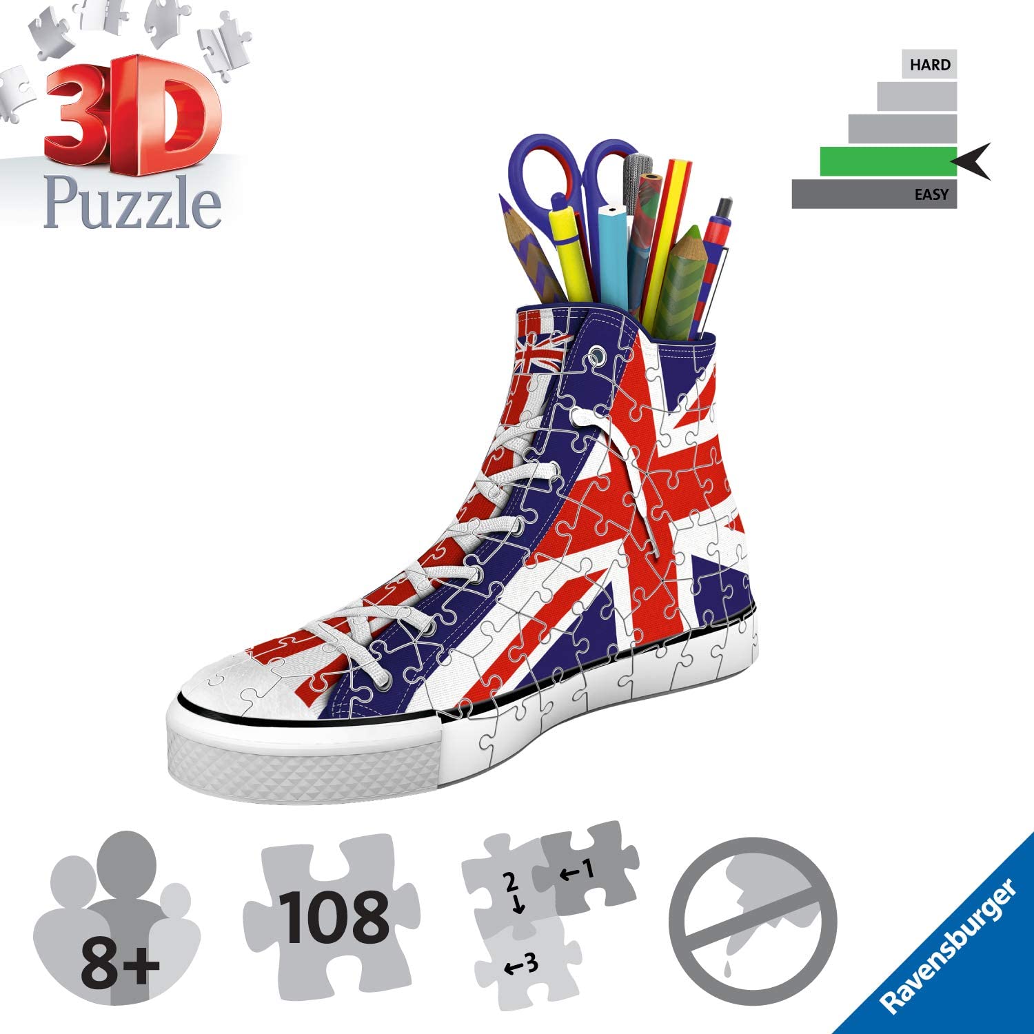 Ravensburger 3D Puzzle Sneaker Union Jack Gravitrax