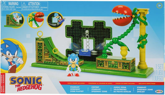 Sonic The Hedgehog 2.5" Stardust Speedway Playset