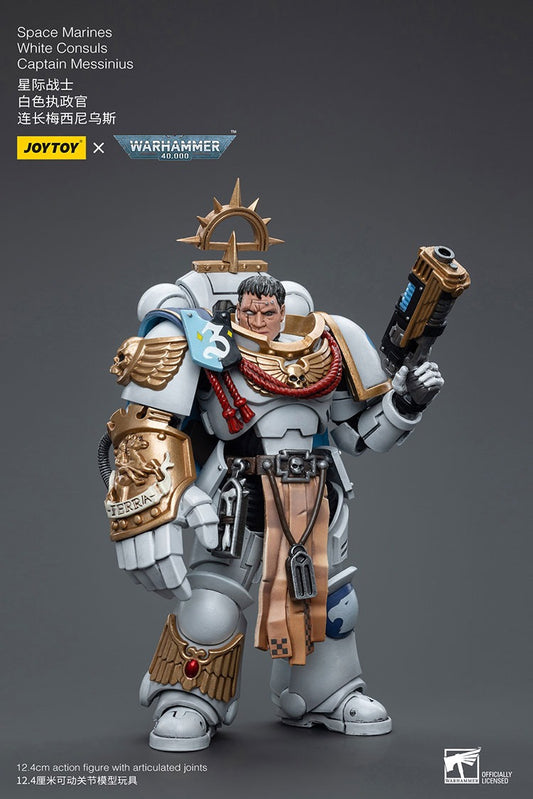 JOYTOY Warhammer 40K Space Marines White Consuls Captain Messinius JT6861