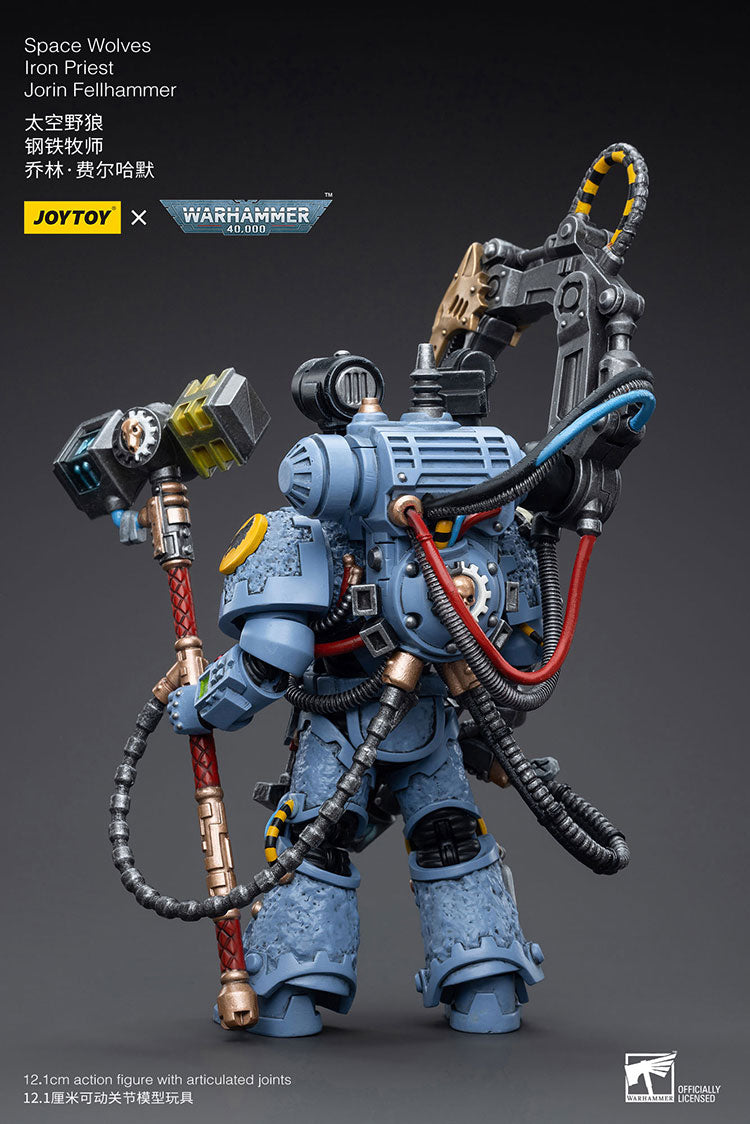 JOYTOY Warhammer 40K Space Wolves Iron Priest Jorin Fellhammer