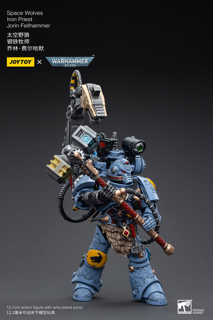 JOYTOY Warhammer 40K Space Wolves Iron Priest Jorin Fellhammer