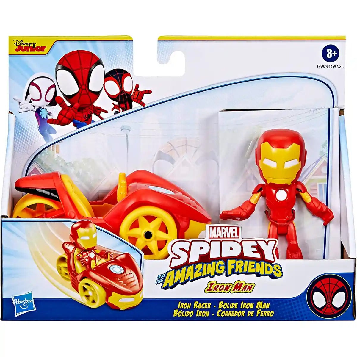 Spidey Amazing Friends Iron Man Vehicle Figure