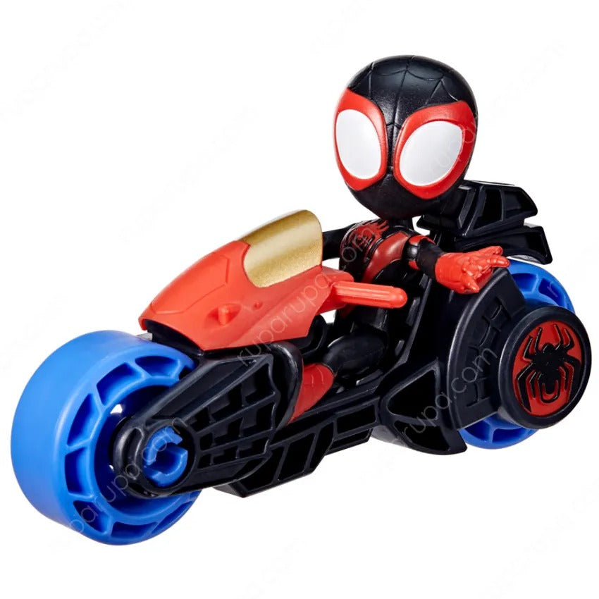 Spidey Amazing Friends Miles Morles Spider Man Motorcycle