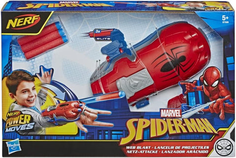 NERF Power Moves Marvel Spider-Man Web Blast Web Shooter