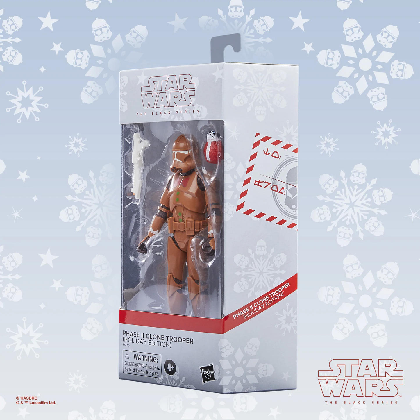 Star Wars The Black Series Phase Ii Clone Trooper (Holiday Edition)