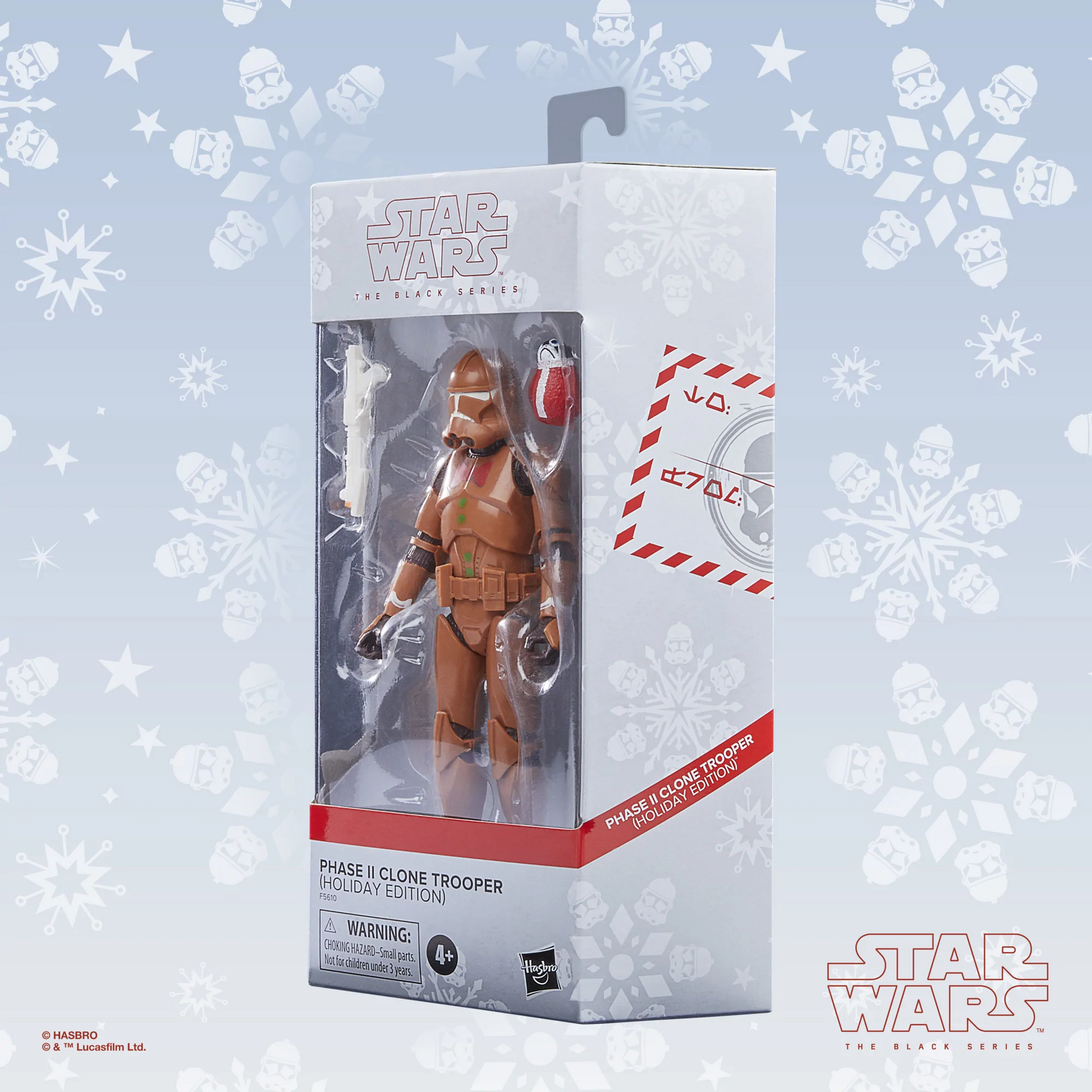 Star Wars The Black Series Phase Ii Clone Trooper (Holiday Edition)