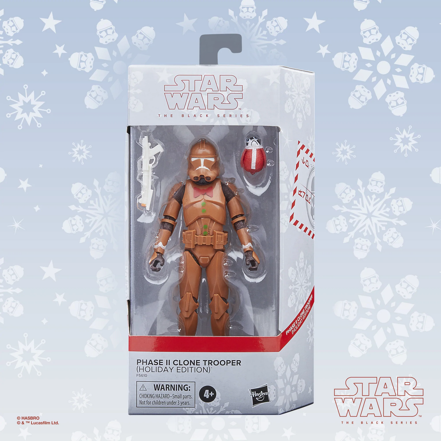 Star Wars The Black Series Phase Ii Clone Trooper (Holiday Edition)